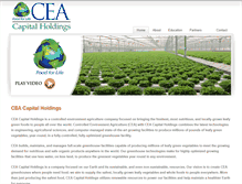 Tablet Screenshot of ceacapitalholdings.com